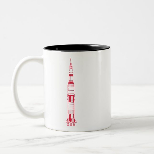 Tasse 2 Couleurs Saturn Rocket (Gauche)