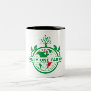 Tasse 2 Couleurs Sauver la terre Sauver la vie