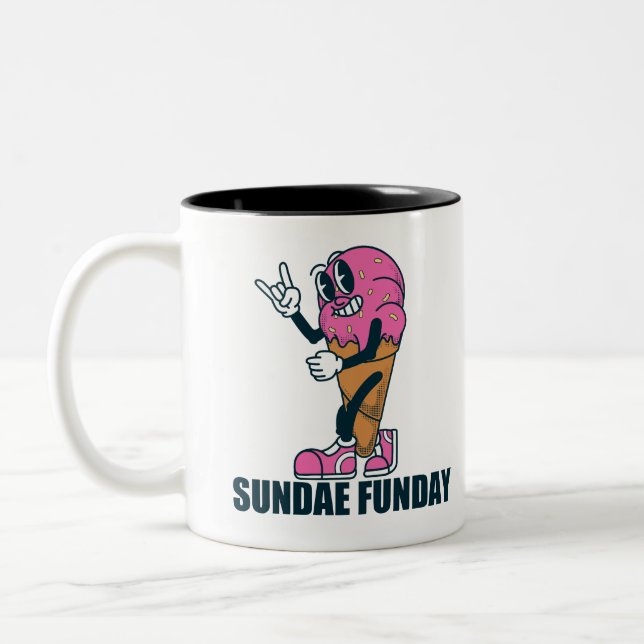 Tasse 2 Couleurs savourez la saveur des hot dogs (Gauche)