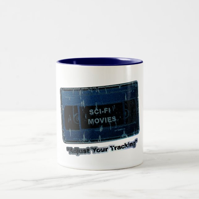 Tasse 2 Couleurs Sci - Fi Films Bleu (Centre)
