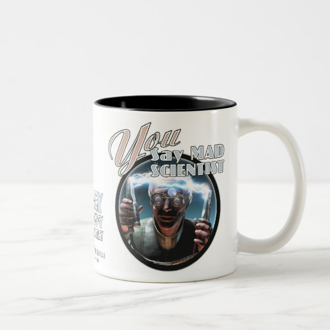 Tasse 2 Couleurs Scientifique fou/tasse visionnaire grincheuse (Droit)