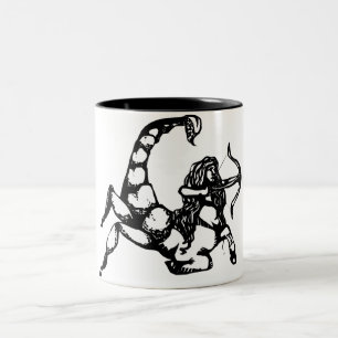 Tasse 2 Couleurs Scorpion et Sagittaire "Cusper "