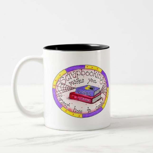 Tasse 2 Couleurs Scrapbooking et cuisine (Gauche)