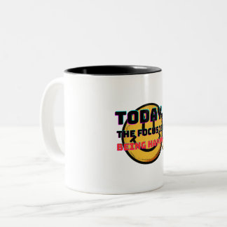 Tasse 2 Couleurs Se concentrer sur le bonheur