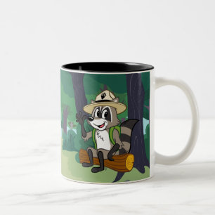 Tasse 2 Couleurs Séance de Rick de garde forestière de Rick de