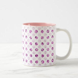 Tasse 2 Couleurs séchage rose effet point motif Drinkware