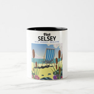 Tasse 2 Couleurs Selsey West Sussex Angleterre