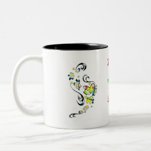 Tasse 2 Couleurs Sensibilisation sur l'autisme
