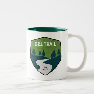 Tasse 2 Couleurs Sentier D&L Pennsylvanie