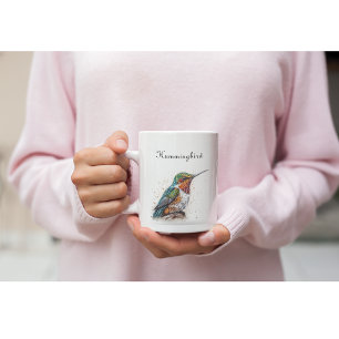 Tasse 2 Couleurs Serenade de colibri bijoux, coutume