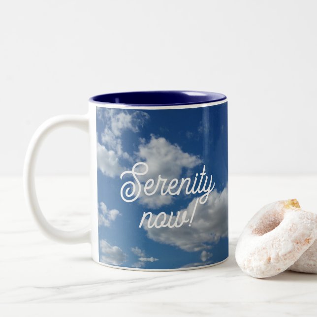 Tasse 2 Couleurs Sérénité maintenant ! (Avec donut)