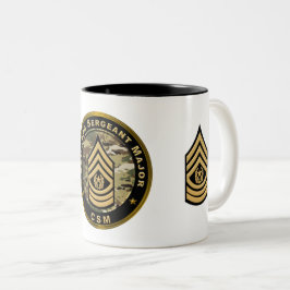 Tasse 2 Couleurs Sergent-major de commandement CSM