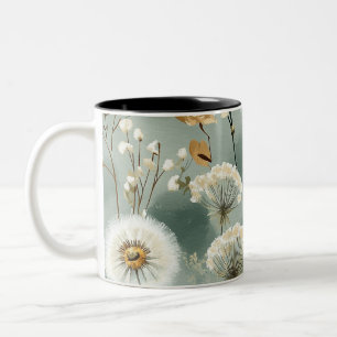 Tasse 2 Couleurs Série de design Pissenlit #3