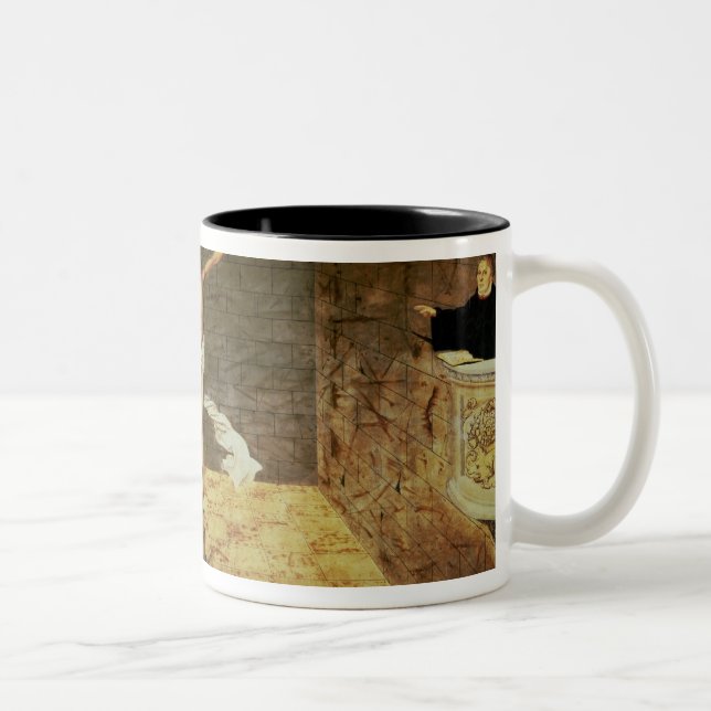 Tasse 2 Couleurs Sermon de Martin Luther (Droit)