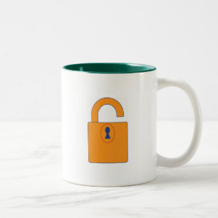 Tasse 2 Couleurs Serrure