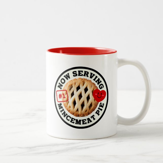 Tasse 2 Couleurs Servir maintenant le gâteau mincemeat (Droit)