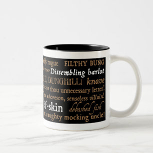 Tasse 2 Couleurs Shakespeare insulte la collection