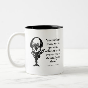 Tasse 2 Couleurs Shakespeare Insulte Tout Bien
