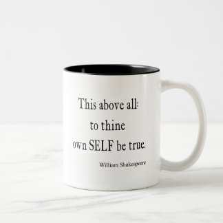 Tasse 2 Couleurs Shakespeare que la citation à Thine possèdent