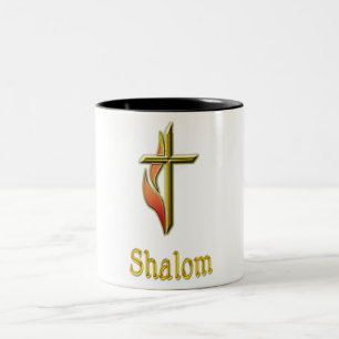 Tasse 2 Couleurs Shalom