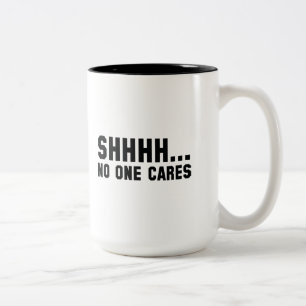 Tasse 2 Couleurs Shhhh… Personne s'inquiète