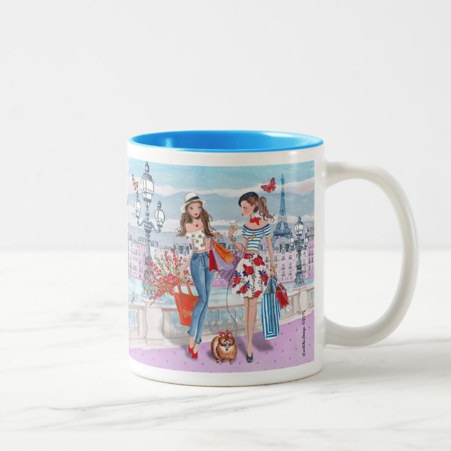 Tasse 2 Couleurs Shopping à Paris | Musique (Droit)