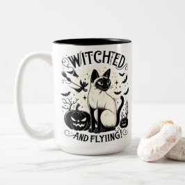 Tasse 2 Couleurs Siamese cat Magic : Bewitted and Free