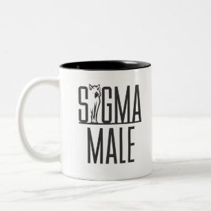 Tasse 2 Couleurs Sigma Homme Wolf Lone Loner Meme