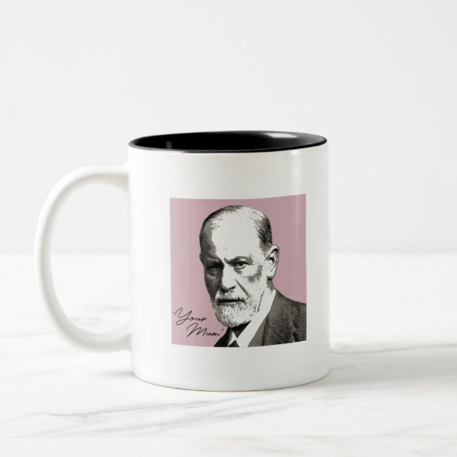 Tasse 2 Couleurs Sigmund Freud - Votre maman (Gauche)