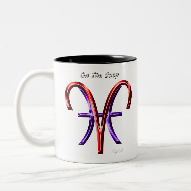 Tasse 2 Couleurs Signe Zodiaque De L'Astrologie De La Cuisse (Gauche)