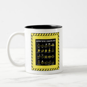 Tasse 2 Couleurs Signes d'avertissement 101