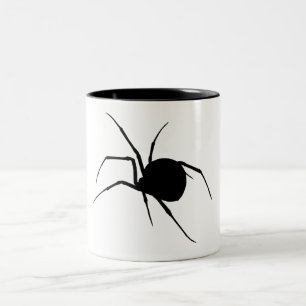 Tasse 2 Couleurs Silhouette d'araignée
