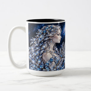 Tasse 2 Couleurs Silver Crystal Vierge Luxury Collection