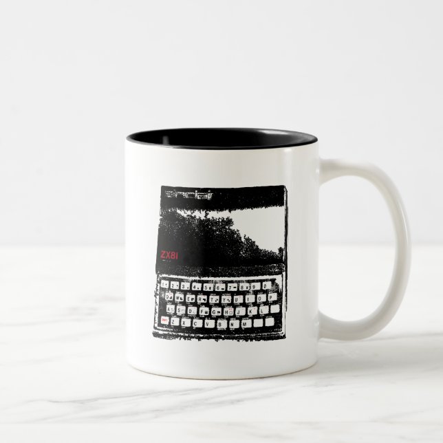 Tasse 2 Couleurs Sinclair ZX81 (Droit)