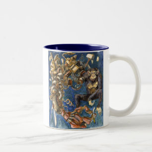 Tasse 2 Couleurs Singe bionique