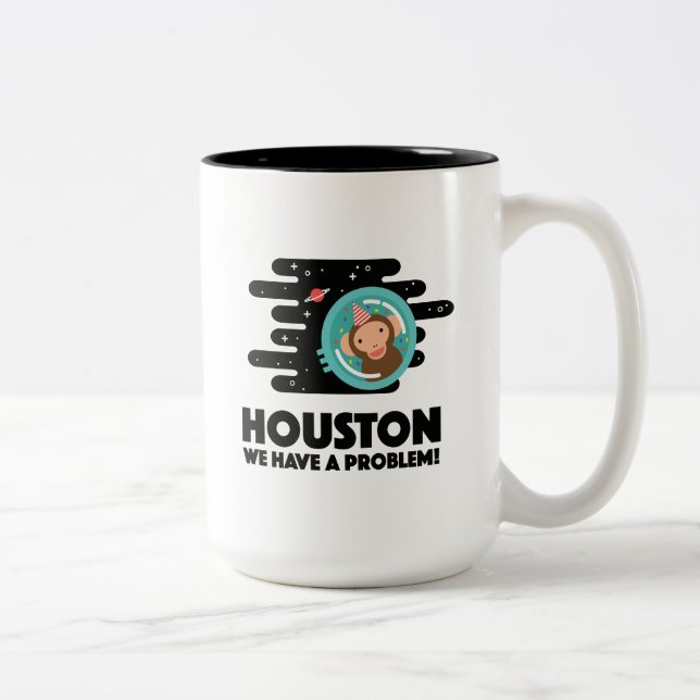 Tasse 2 Couleurs Singe de l'espace (Droit)