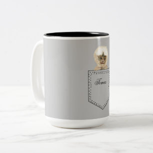 Tasse 2 Couleurs Singe de poche