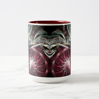 Tasse 2 Couleurs Sinister Face Fractal Artistry