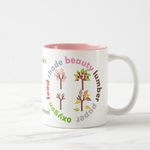 Tasse 2 Couleurs Six raisons de Plante d'un arbre