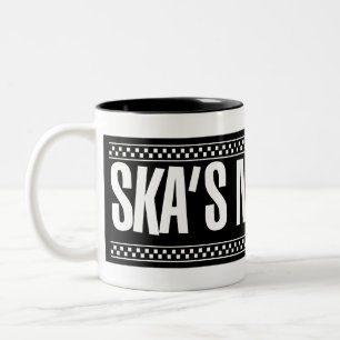 Tasse 2 Couleurs Ska non mort ! - Blanc