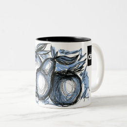 Tasse 2 Couleurs Sketch de la vie