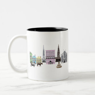 Tasse 2 Couleurs skyline charleston
