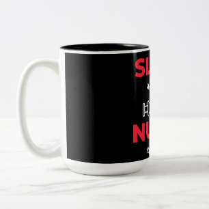 Tasse 2 Couleurs Sleep All Day Nurse All Night