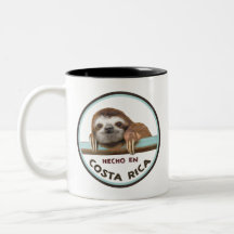 Sloth - Hecho en Costa Rica, Pura Vida Two-Tone Co