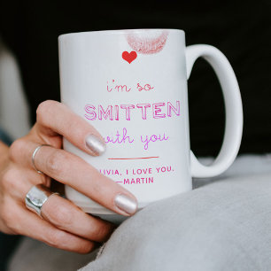 Tasse 2 Couleurs Smitten Valentine's Day Anniversary Love You