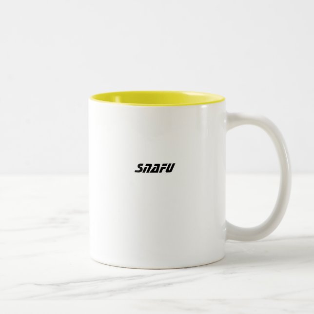TASSE 2 COULEURS SNAFU (Droit)