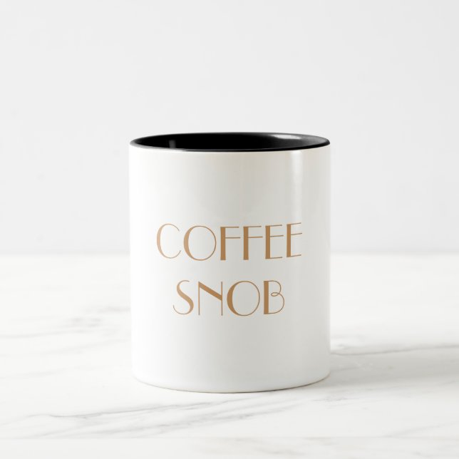 Tasse 2 Couleurs SNOB Mub de CAFÉ (Centre)