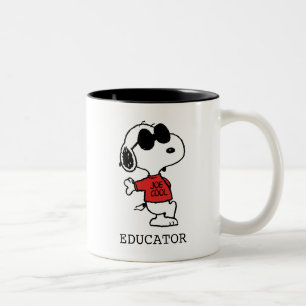 Tasse 2 Couleurs Snoopy "Joe Cool" Teacher