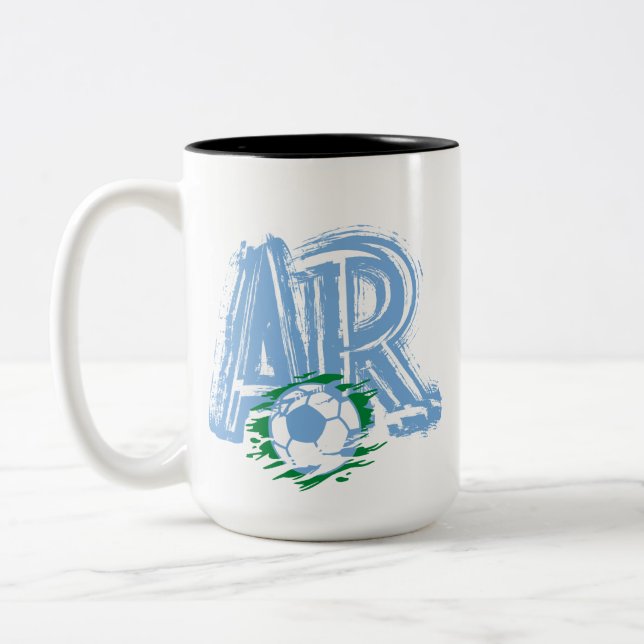 Tasse 2 Couleurs Soccer Game Selección Argentina Football Soccer  (Gauche)