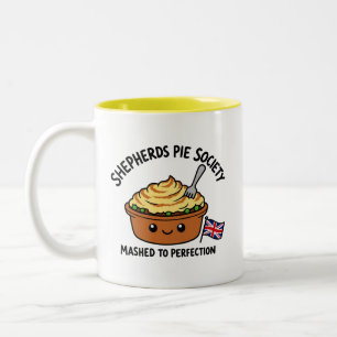 Tasse 2 Couleurs Société de Shepherds Pie Cartoon